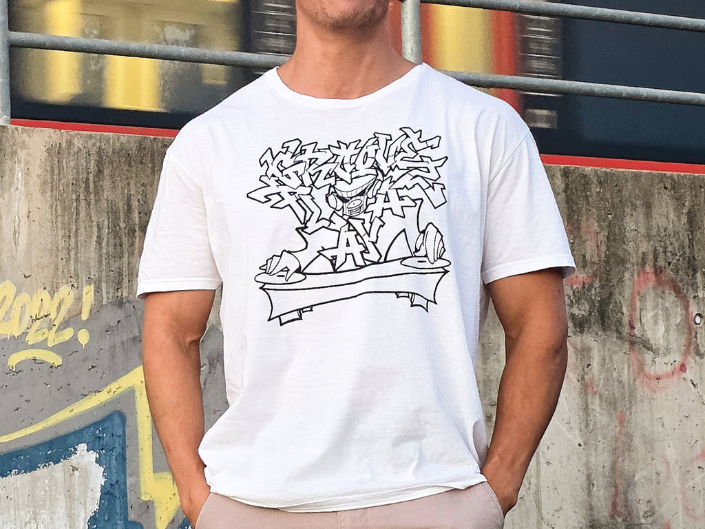 Grooveplayaz x Tomi white t-shirt